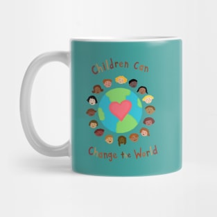 "Children Can Change the World!" by farah aria Mug